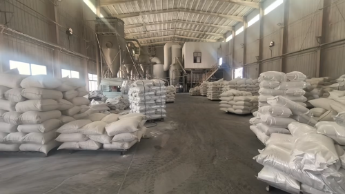 鬆溪聚丙烯酰胺工廠裝車發貨全景圖