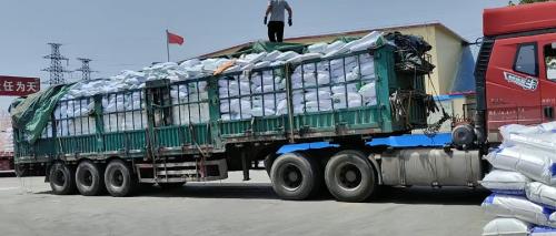 山東(dong) 東(dong) 達聚合物化工有限公司專(zhuan) 用聚丙烯酰胺生產(chan) 車間