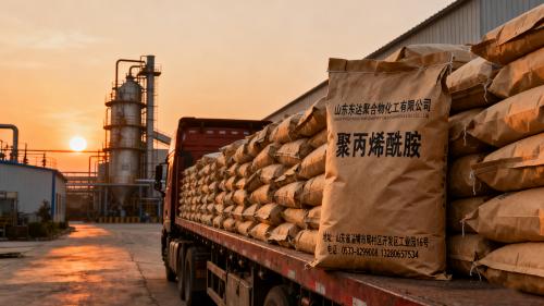工業(ye) 用聚丙烯酰胺懸浮劑產(chan) 品裝車準備 懸浮劑聚丙烯酰胺裝車發貨